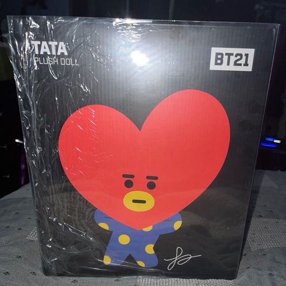 TATA plush from BT21 bran new official collectible/BTS with surprise gift - Picture 2 of 5